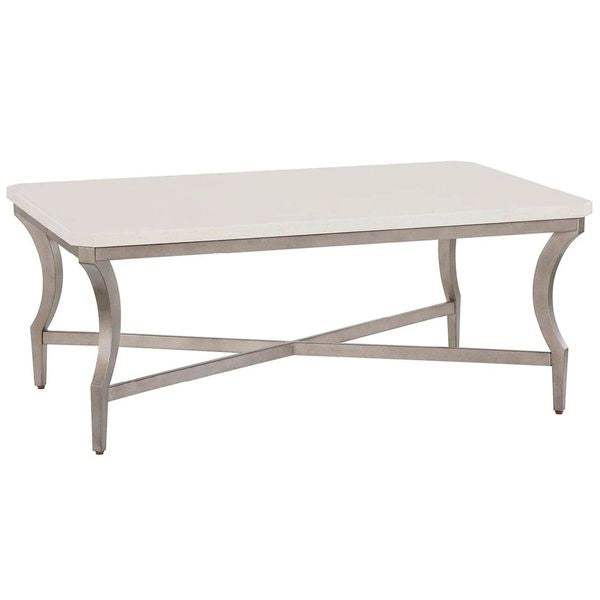 Table Basse Birchaven, Quartz Blanc