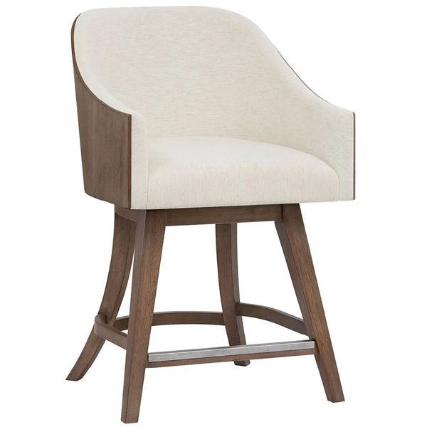 Tabouret de Bar Pivotant Moderne, Brume