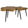 Tables Gigognes Bois Flotte Oasis, Naturel
