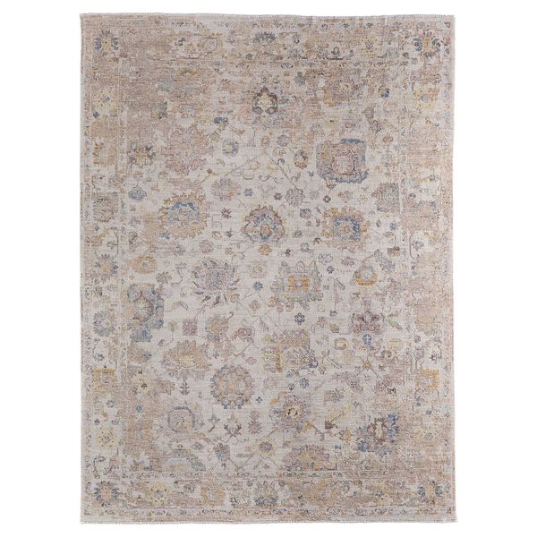 Tapis Fontana 69GXF Feizy, Ivoire/Multicolore