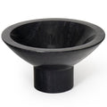 Bol Martini bas en marbre, Noir